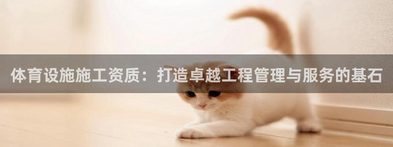 意昂4娱乐是那个系列的台子：体育设施施工资质：打造卓