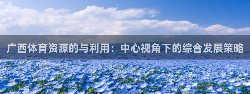 意昂4娱乐首页官网下载：广西体育资源的与利用：中心视