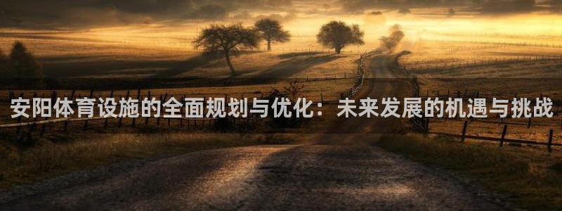 意昂4集团官网首页：安阳体育设施的全面规划与优化：未
