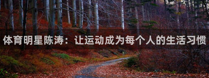 意昂4集团官网首页：体育明星陈涛：让运动成为每个人的