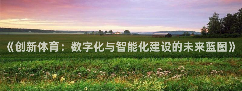 意昂4集团官网首页网址：《创新体育：数字化与智能化建
